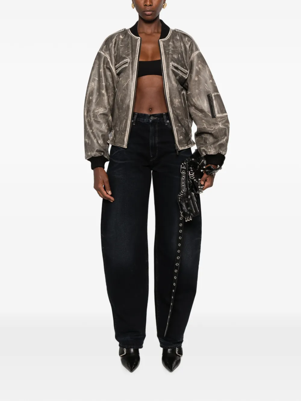 Haikure Jeans met vervaagd effect Blauw
