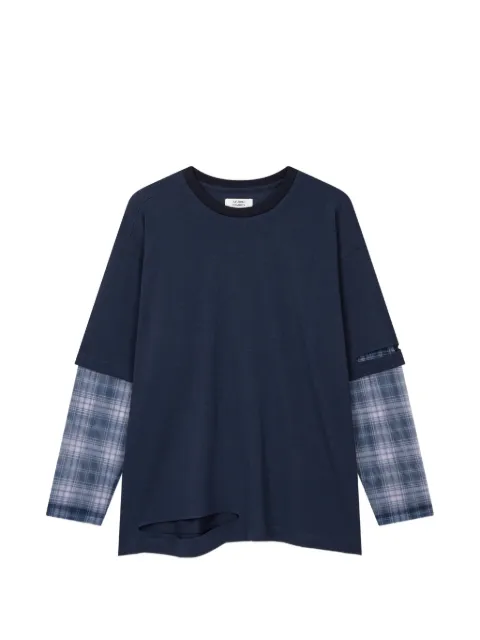 TOMBOY playera a capas con efecto envejecido