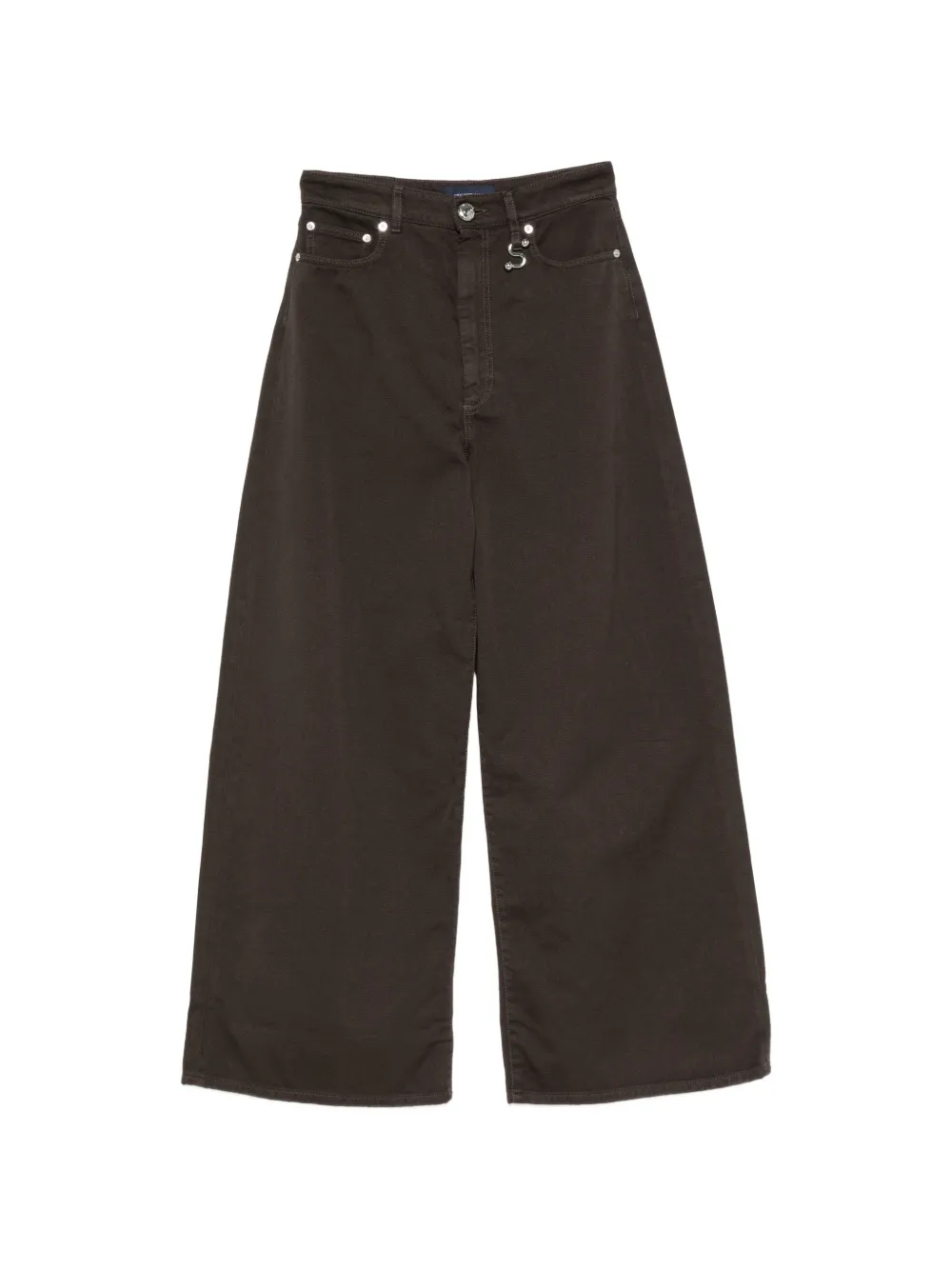 Sportmax Jeans a gamba ampia - Marrone