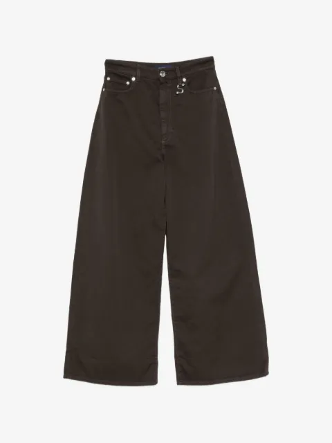 Sportmax S-detail wide-leg jeans