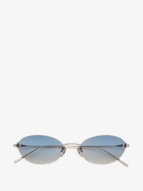 akila rimless titanium sunglasses