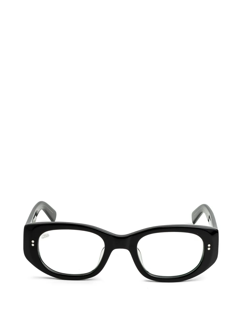 akila Silvia geometric-frame glasses - Nero