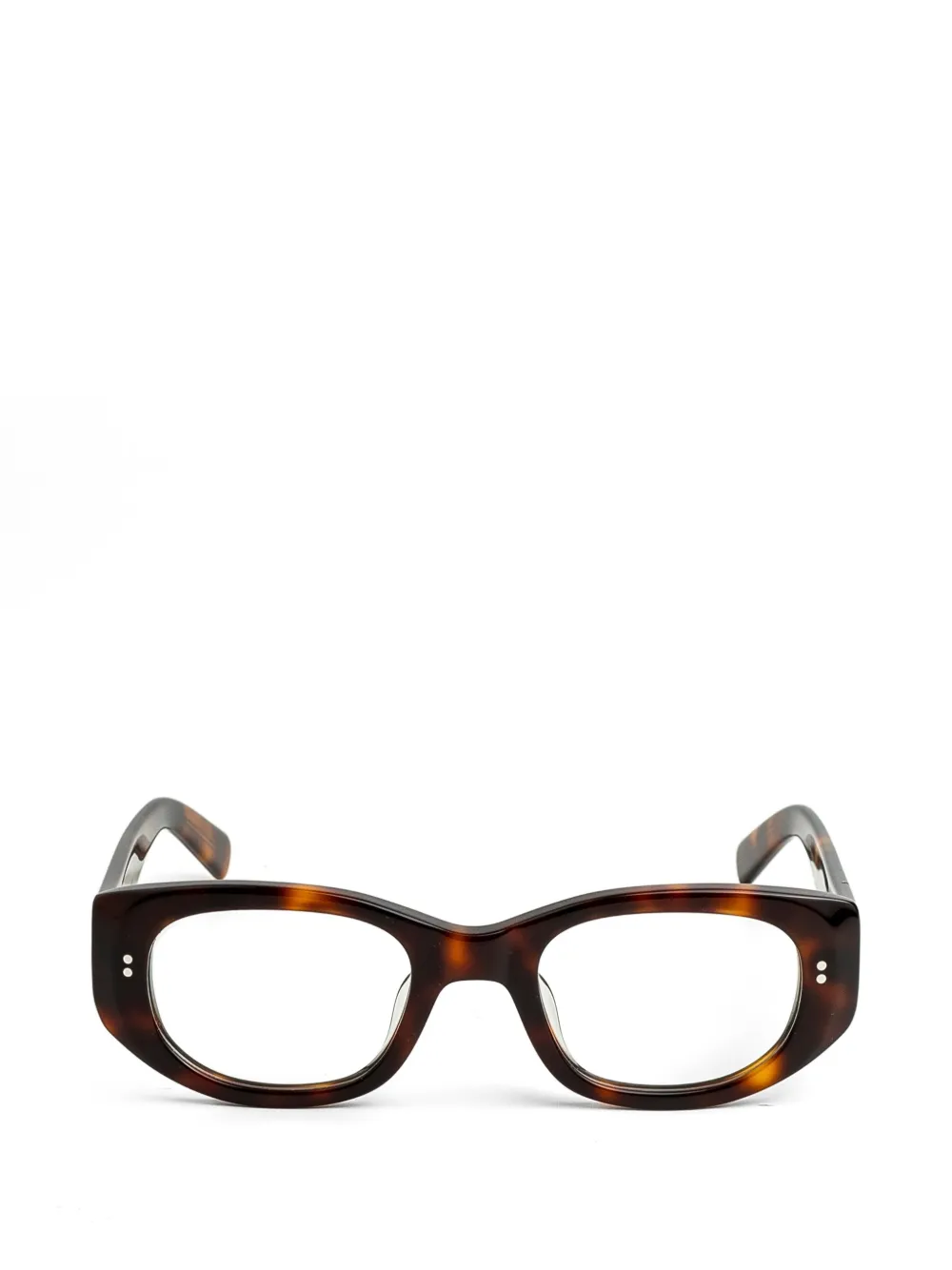 akila Silvia rectangle-frame glasses - Marrone