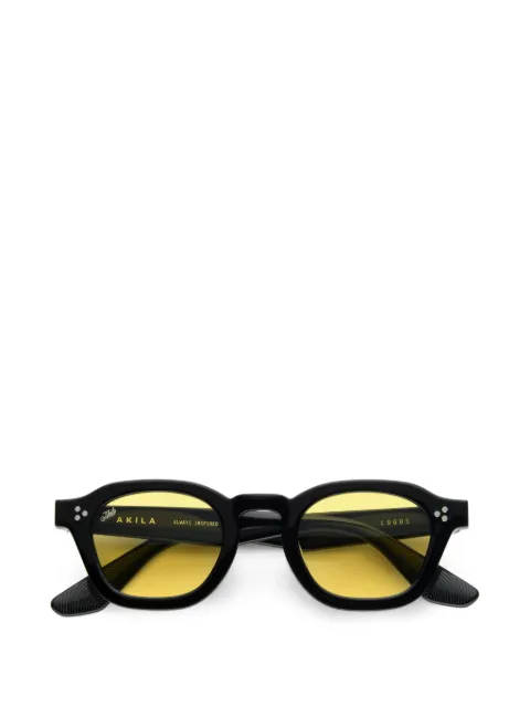 akila Logos geometric-frame sunglasses