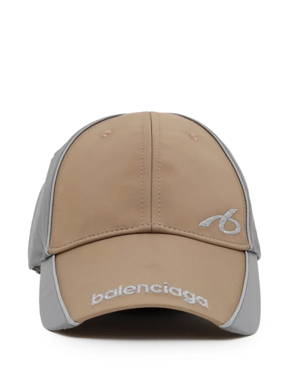 Balenciaga reflective-panel baseball cap - Toni neutri