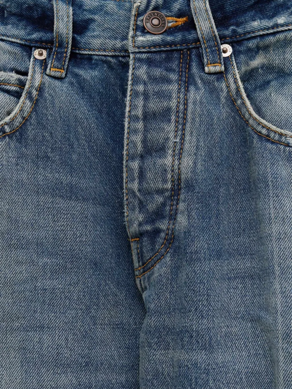 Balenciaga Gerafelde jeans Blauw