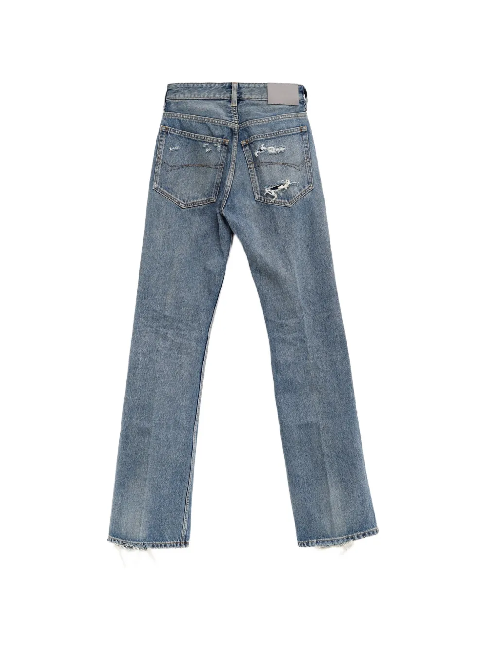 Balenciaga Gerafelde jeans Blauw