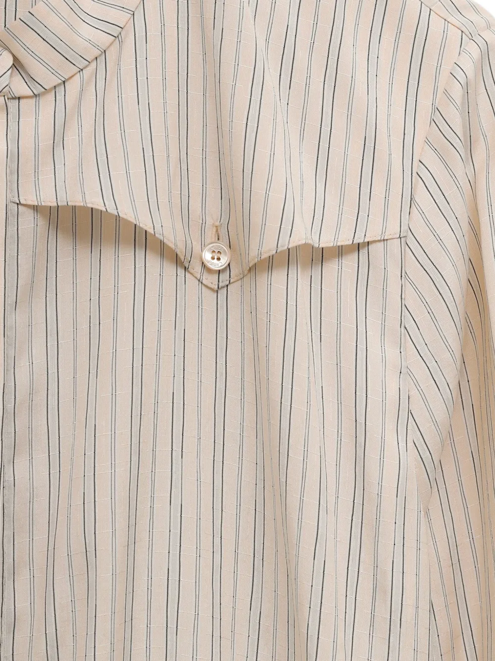 Chloé Gestreepte blouse in western-stijl Beige