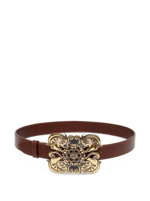 Chloé The Chloé Wild Medallion buckle leather belt