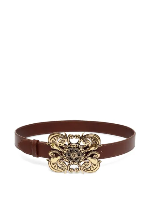 Chloé The Chloé Wild Medallion buckle leather belt