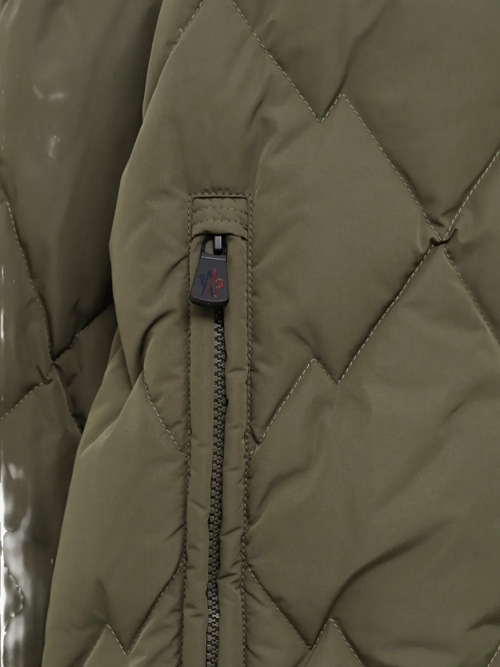 Moncler Grenoble Gewatteerd jack Groen
