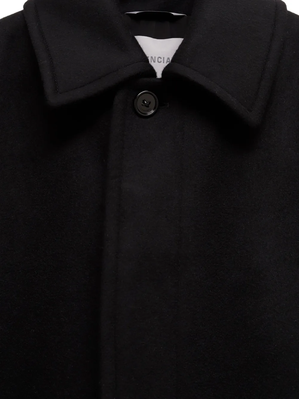 Balenciaga Jas met gesmockte rug Zwart