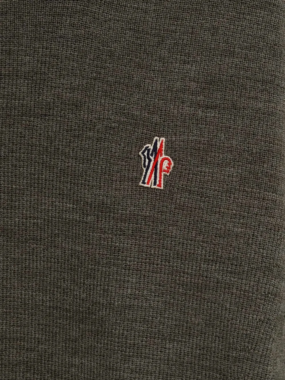 Moncler Grenoble Trui met logo-patch en lange mouwen Groen
