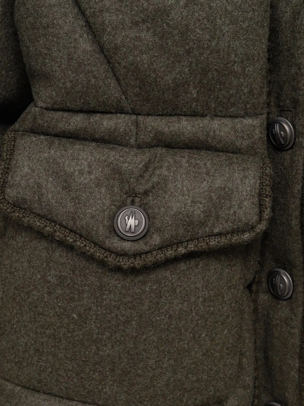 Moncler Grenoble Monteain gewatteerd skijack Groen