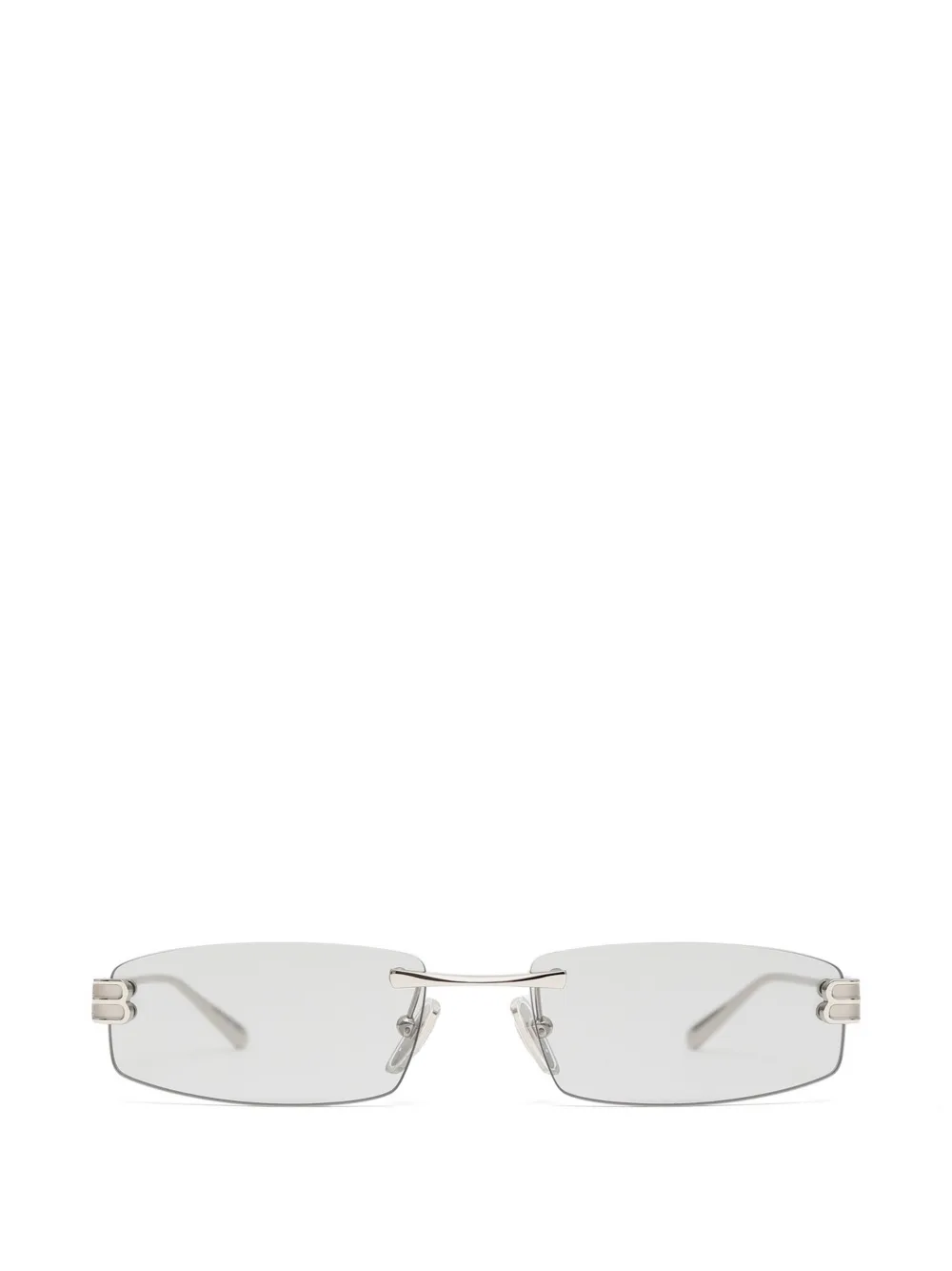 Balenciaga Eyewear Gossip rectangle-frame sunglasses - Silber
