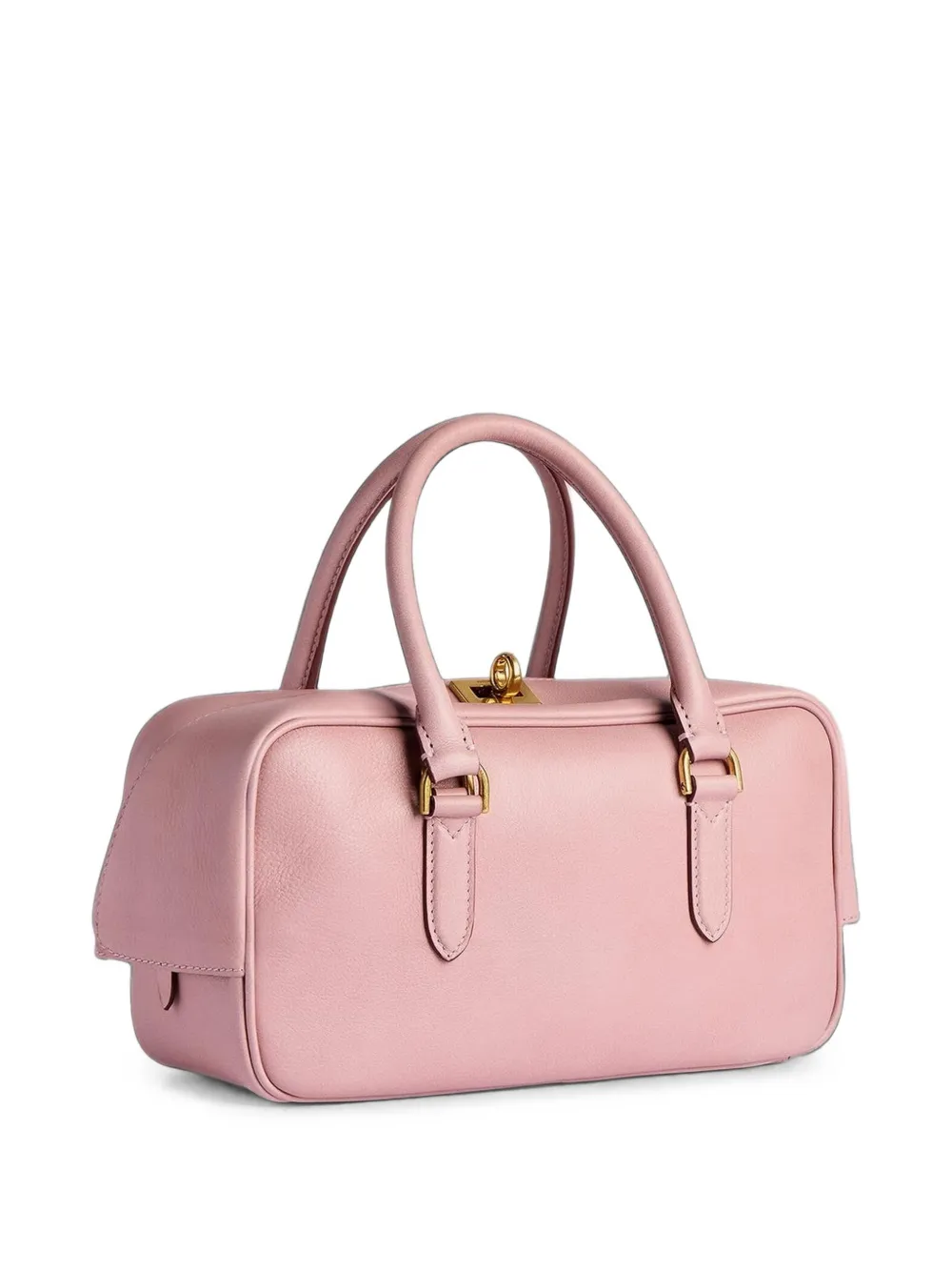 Balenciaga Kleine Le 7 Bowling shopper met draaislot Roze