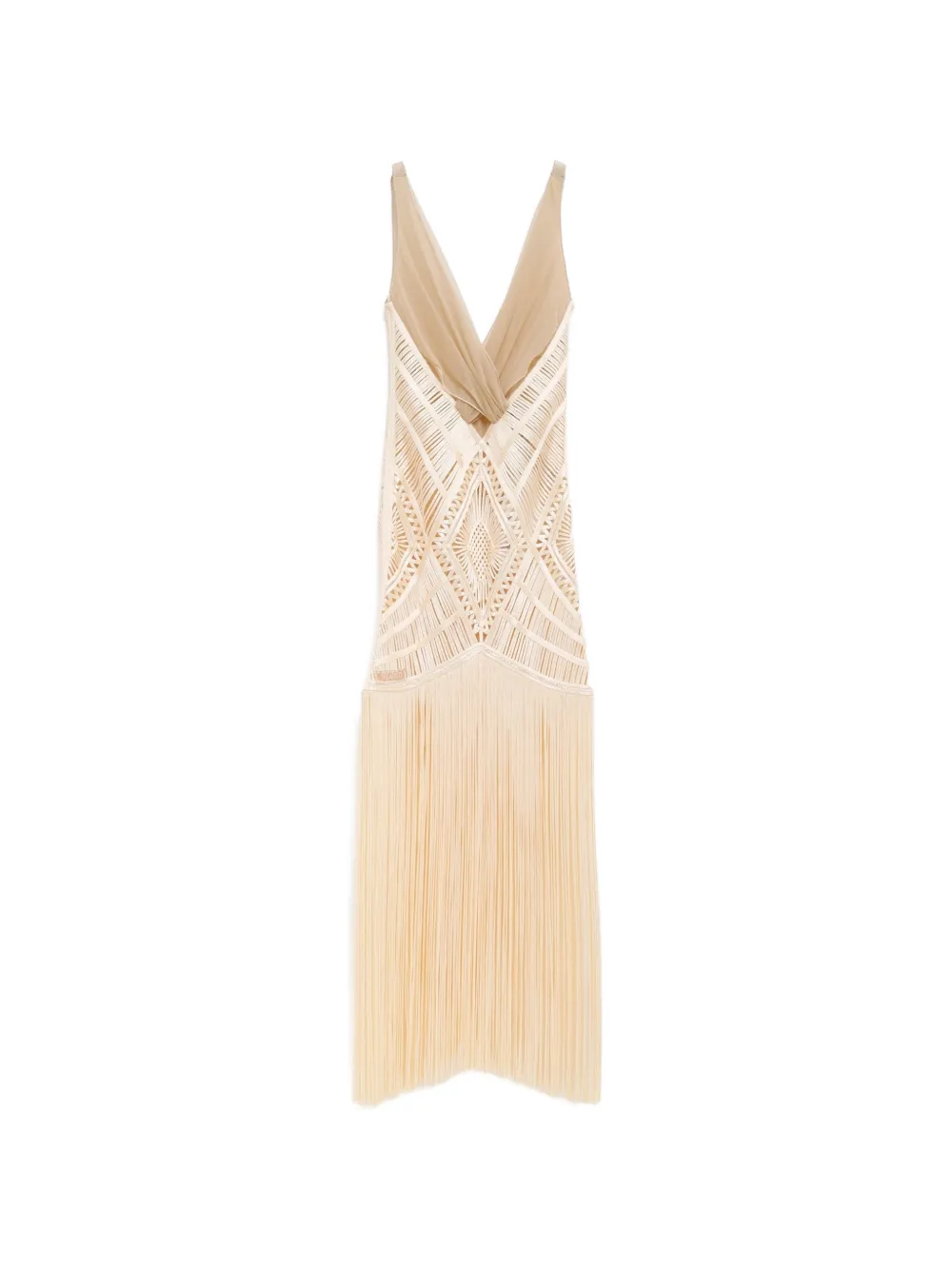 The Attico ivory midi dress - Toni neutri