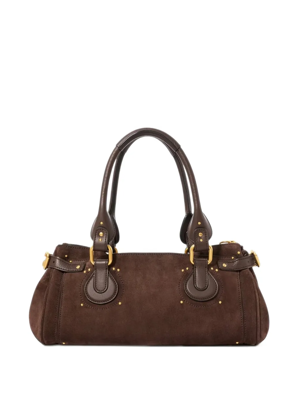 Chloé Paddington bag in suede leather Bruin
