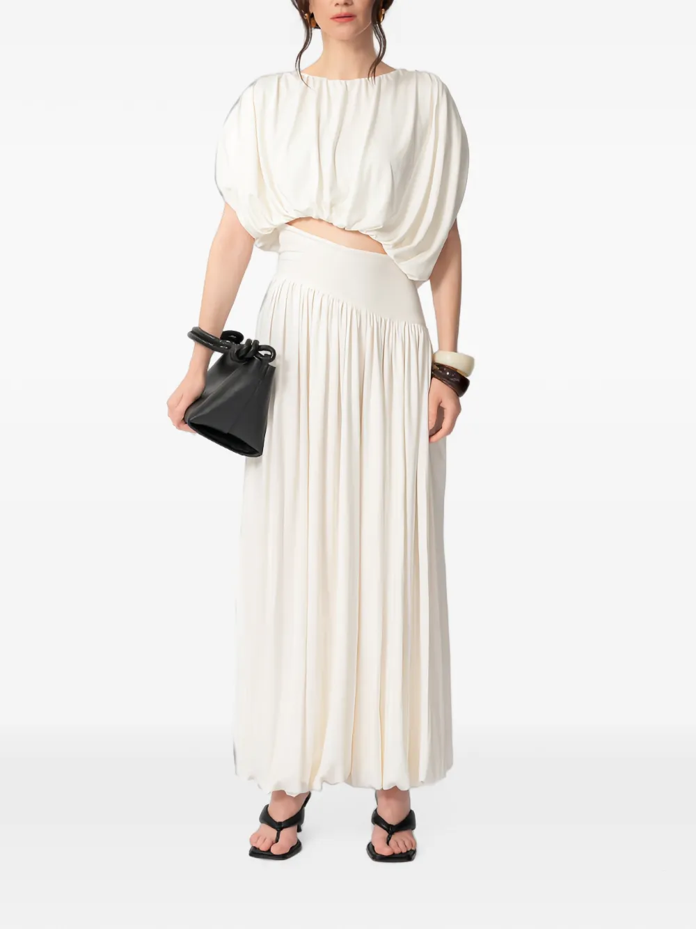  Concepto Eros Pleated Trousers - Neutro 