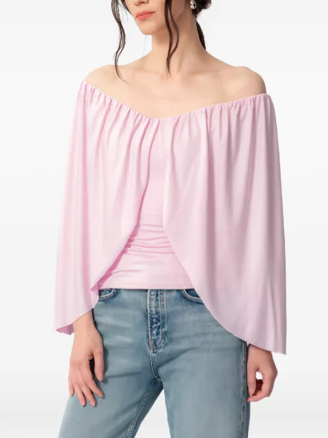 CONCEPTO Rosea off-shoulder draped top