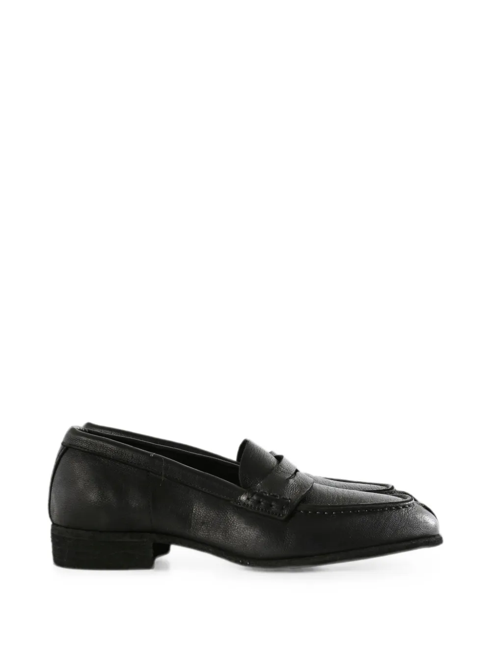 Guidi leather loafers - Nero