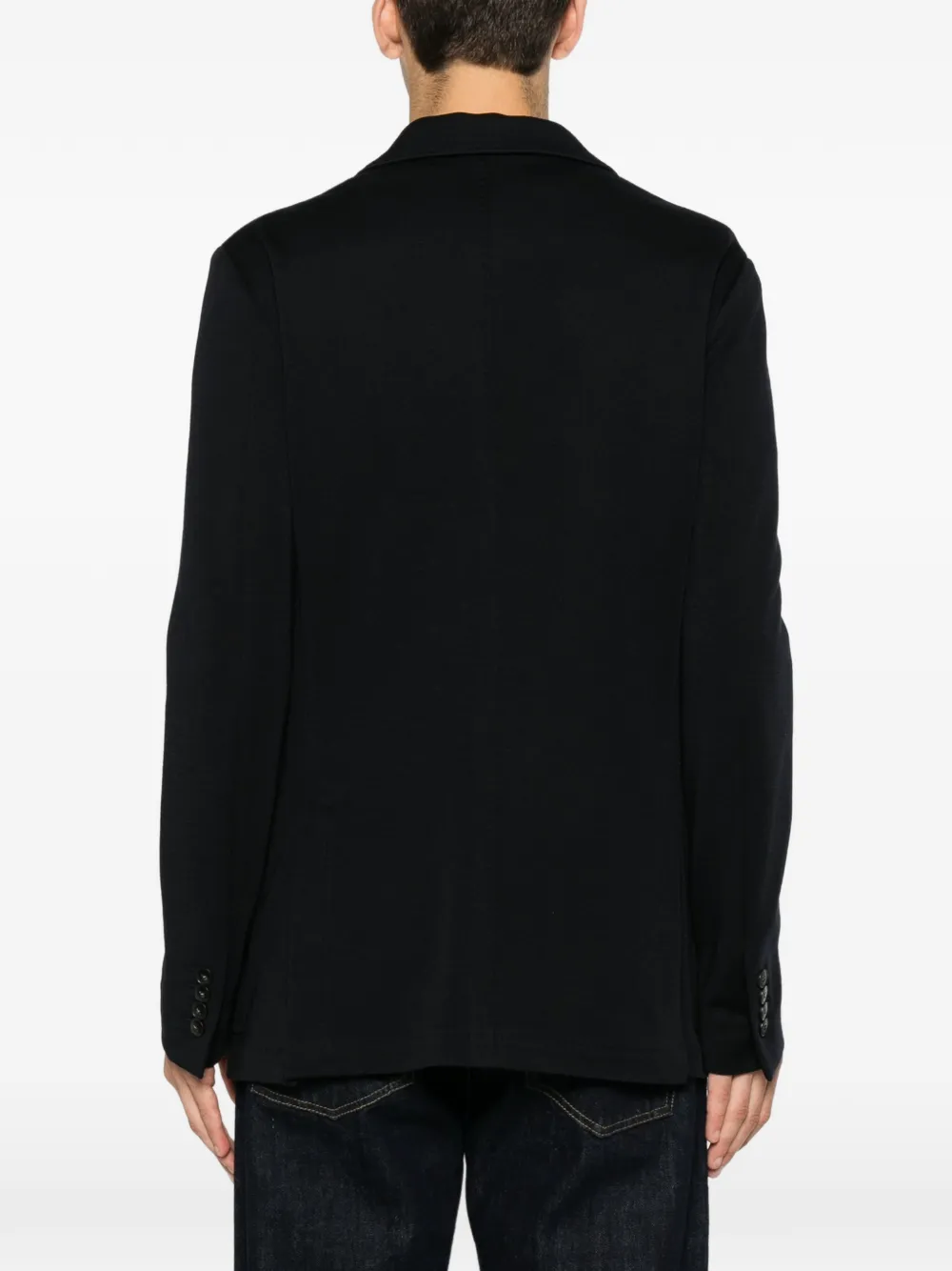 Canali Blazer met enkele rij knopen Zwart