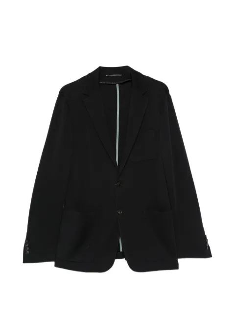 Canali single-breasted notched-lapel blazer
