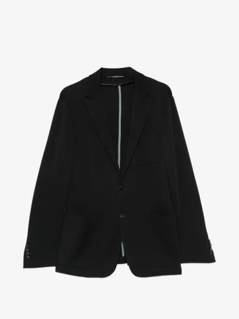Canali blazer con solapas de muesca y botones