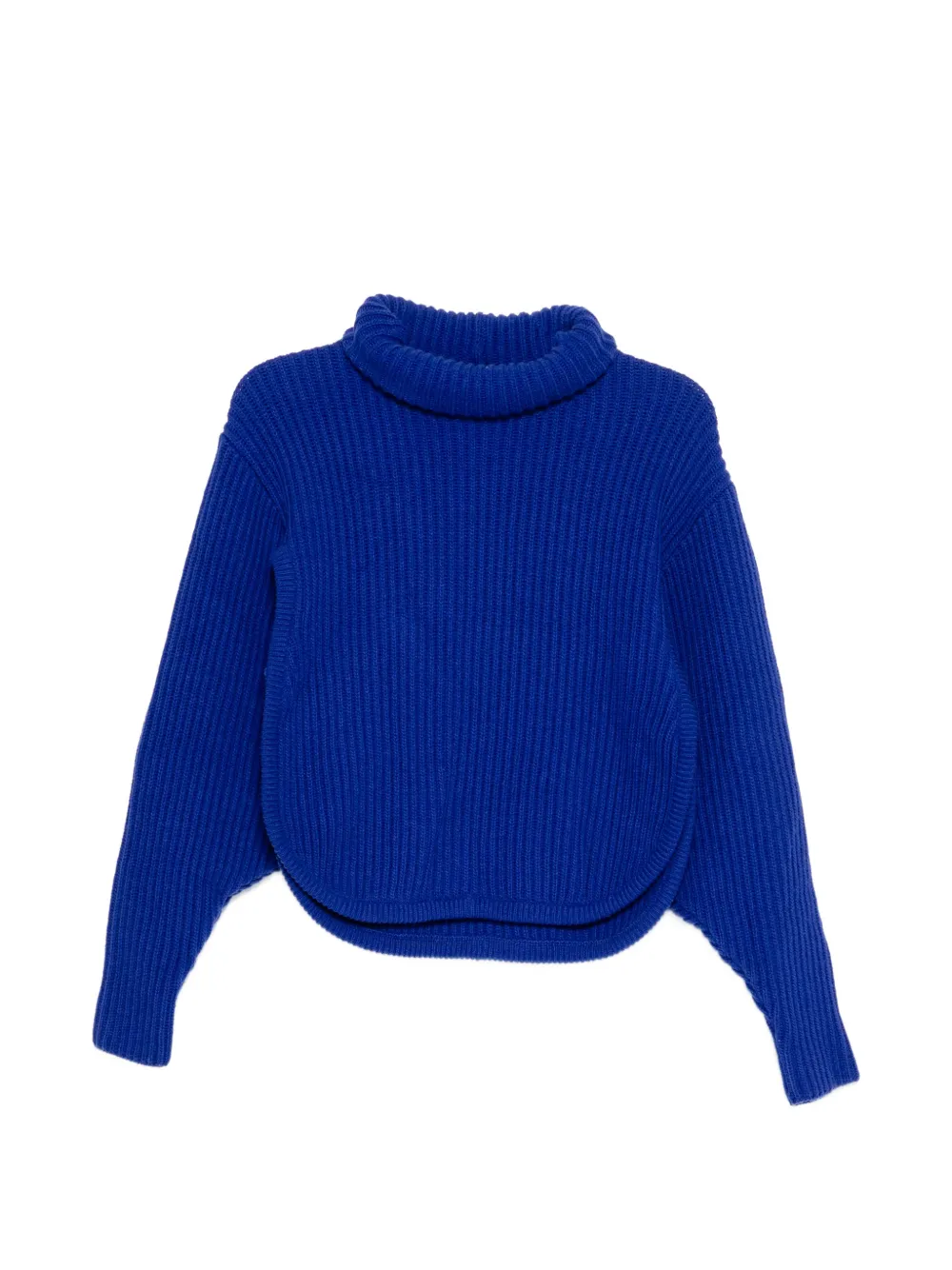Antonio Berardi ribbed roll-neck sweater - Blu