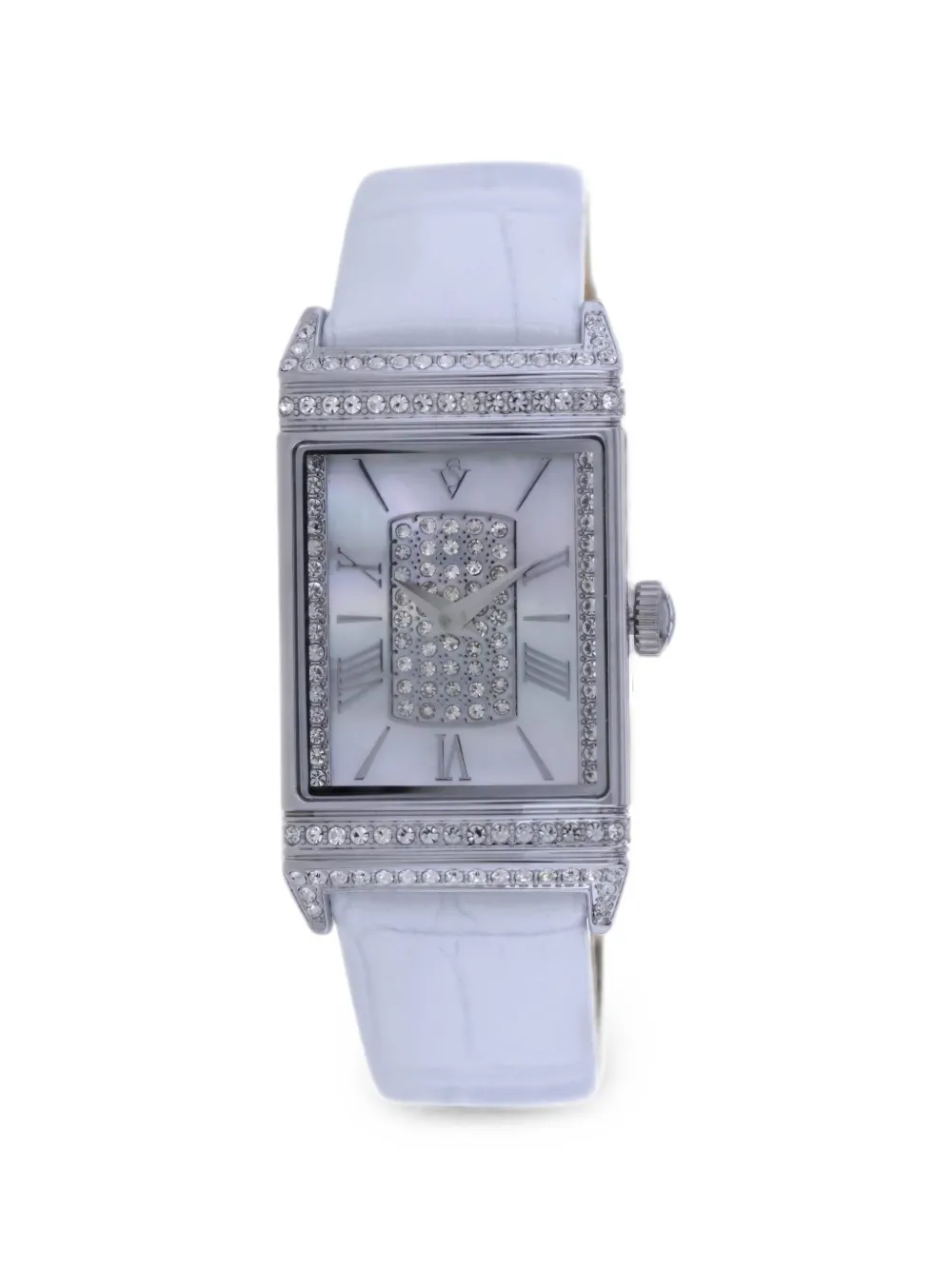 CHRISTIAN VAN SANT Amara crystal-embellished 34mm watch - Bianco