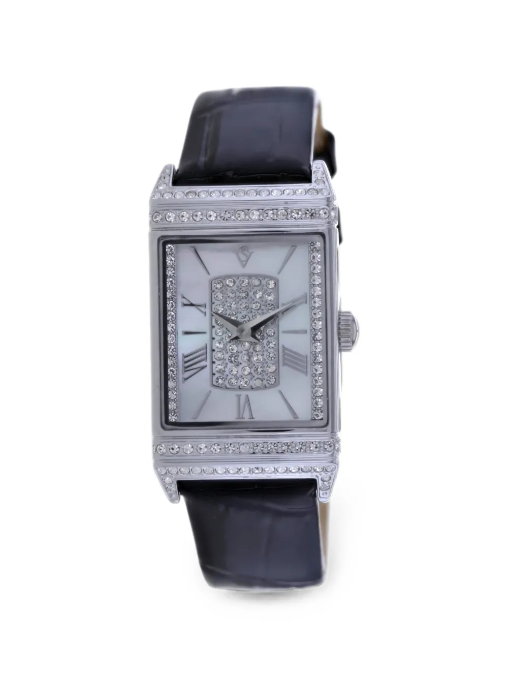 CHRISTIAN VAN SANT Amara crystal-embellished 34mm watch - Bianco