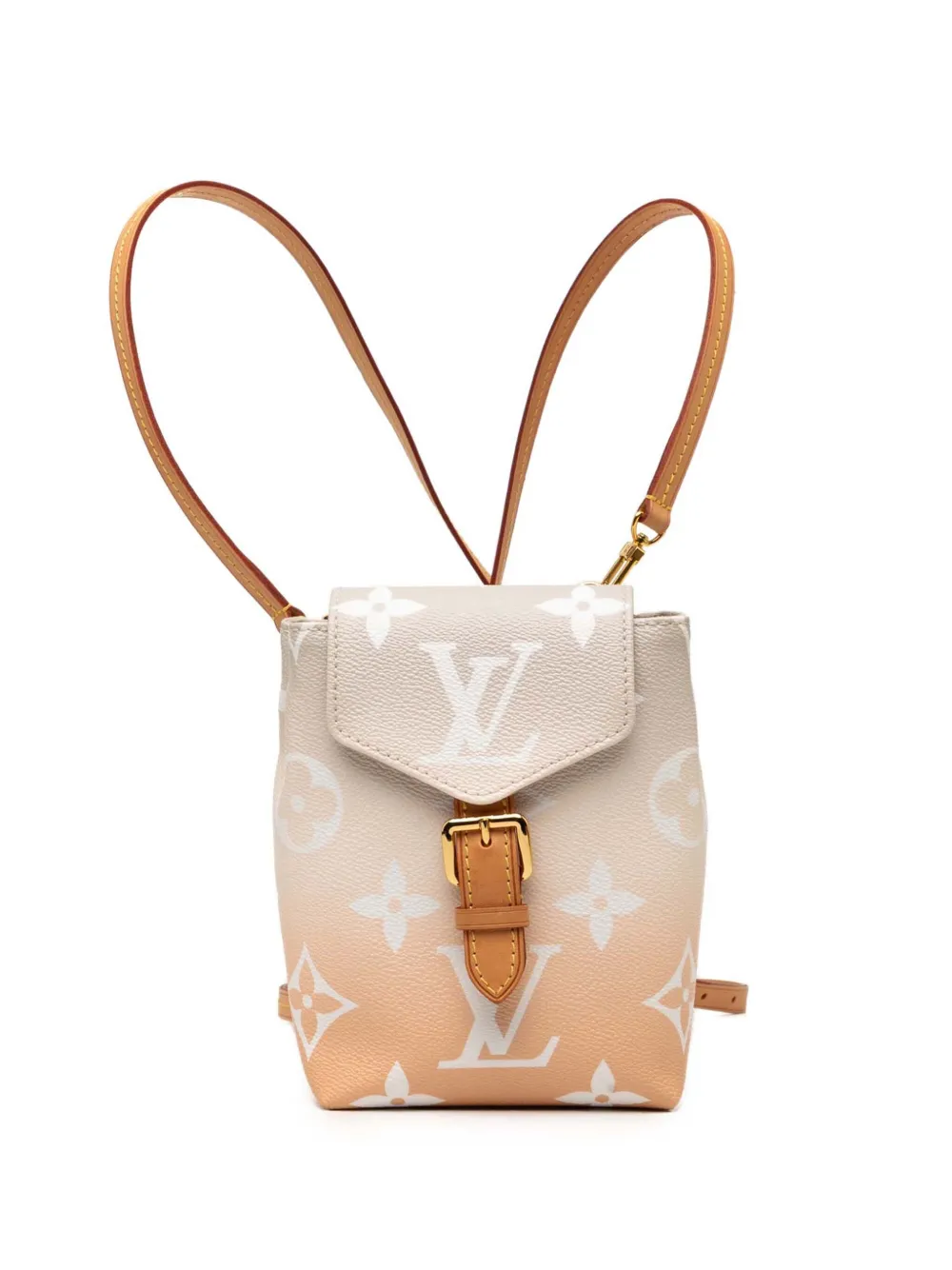 Louis Vuitton Pre-Owned Zaino Monogram Giant By The Pool Tiny 2021-2026 - Arancione