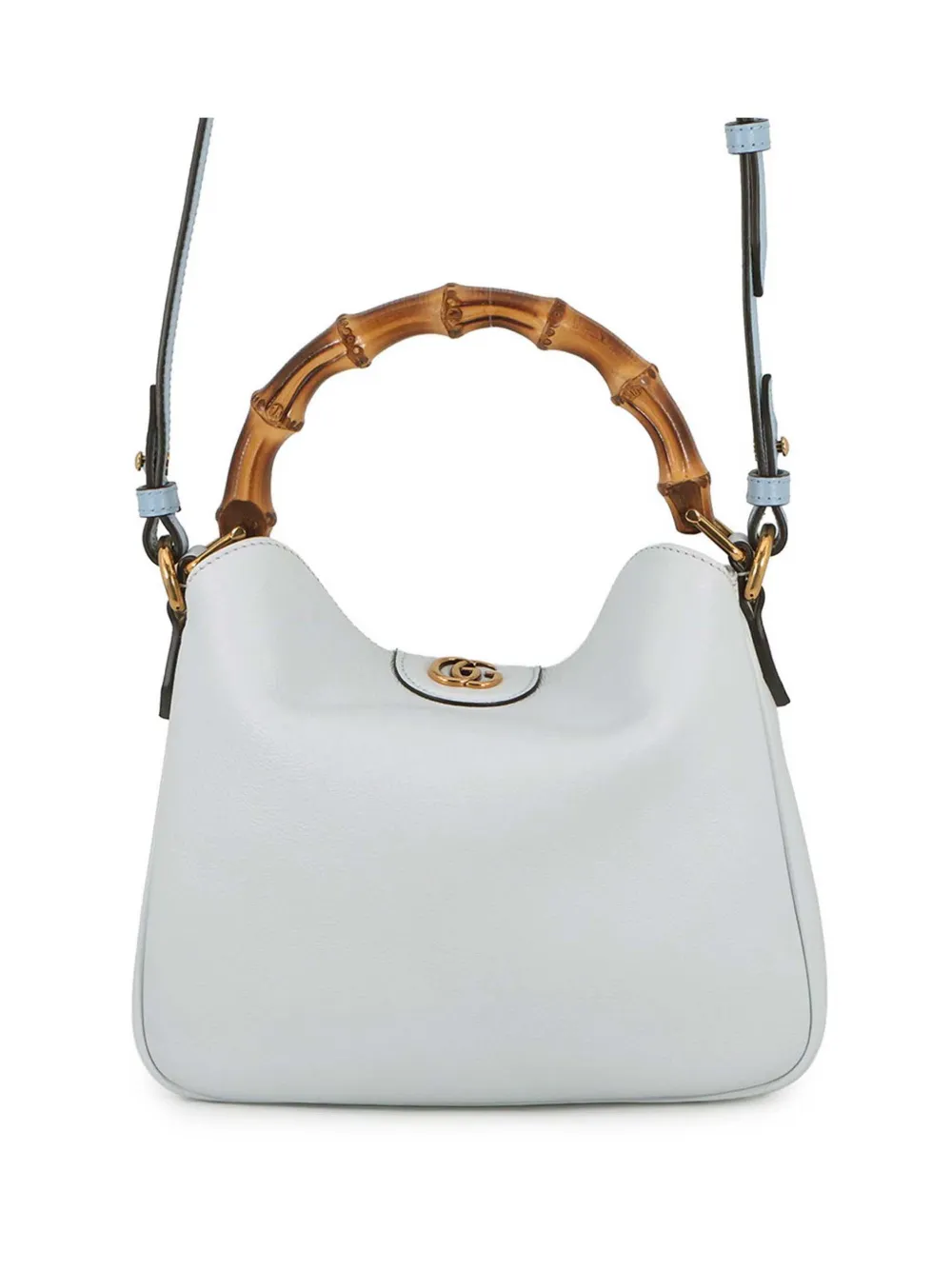 Gucci Pre-Owned Borsa a tracolla Diana piccola in pelle di vitello e bambù 2016-2026 - Blu