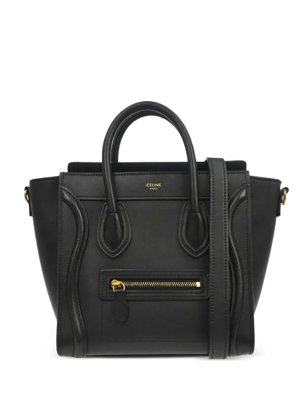 Celine Pre-Owned Borsa a mano Luggage two-way nano 2019 - Nero