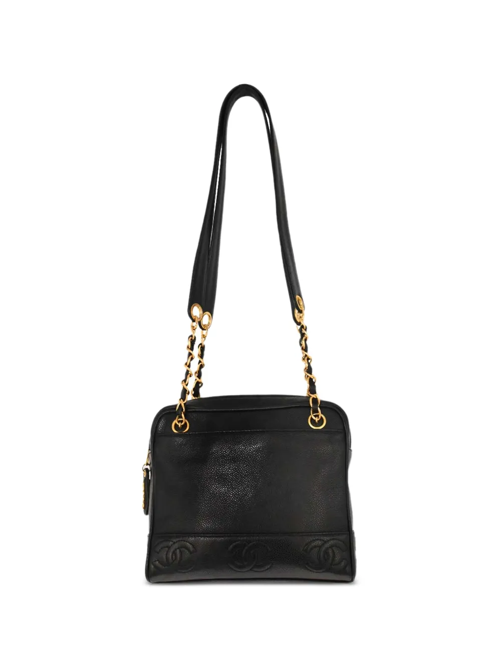 CHANEL Pre-Owned Borsa a spalla Triple CC 1997 - Nero