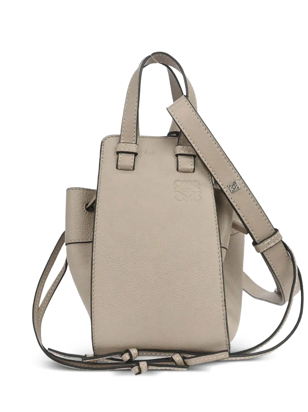 Loewe Pre-Owned Borsa a mano Hammock two-way mini 2019 - Grigio
