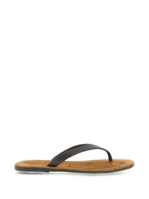 The Row Beach leather sandals