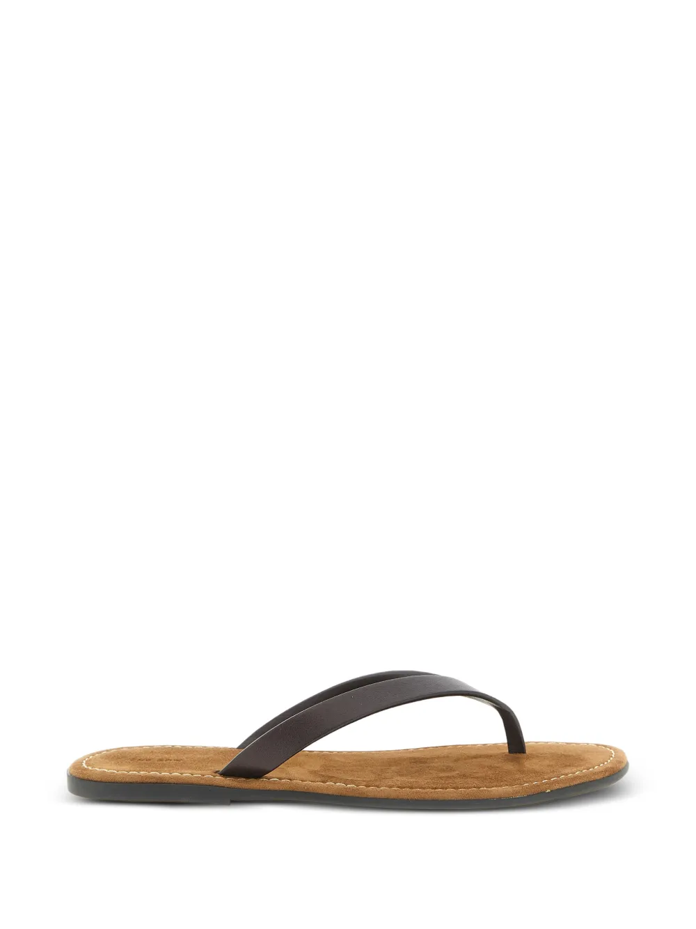 The Row Beach leather sandals Bruin