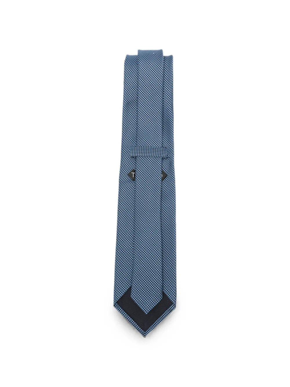 TOM FORD Stropdas met pied-de-poule print Blauw