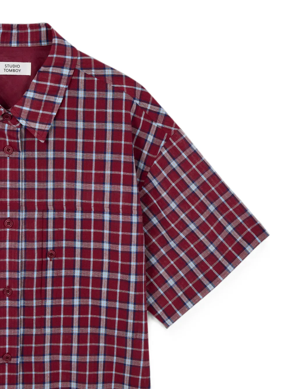 TOMBOY Geruit overhemd Rood