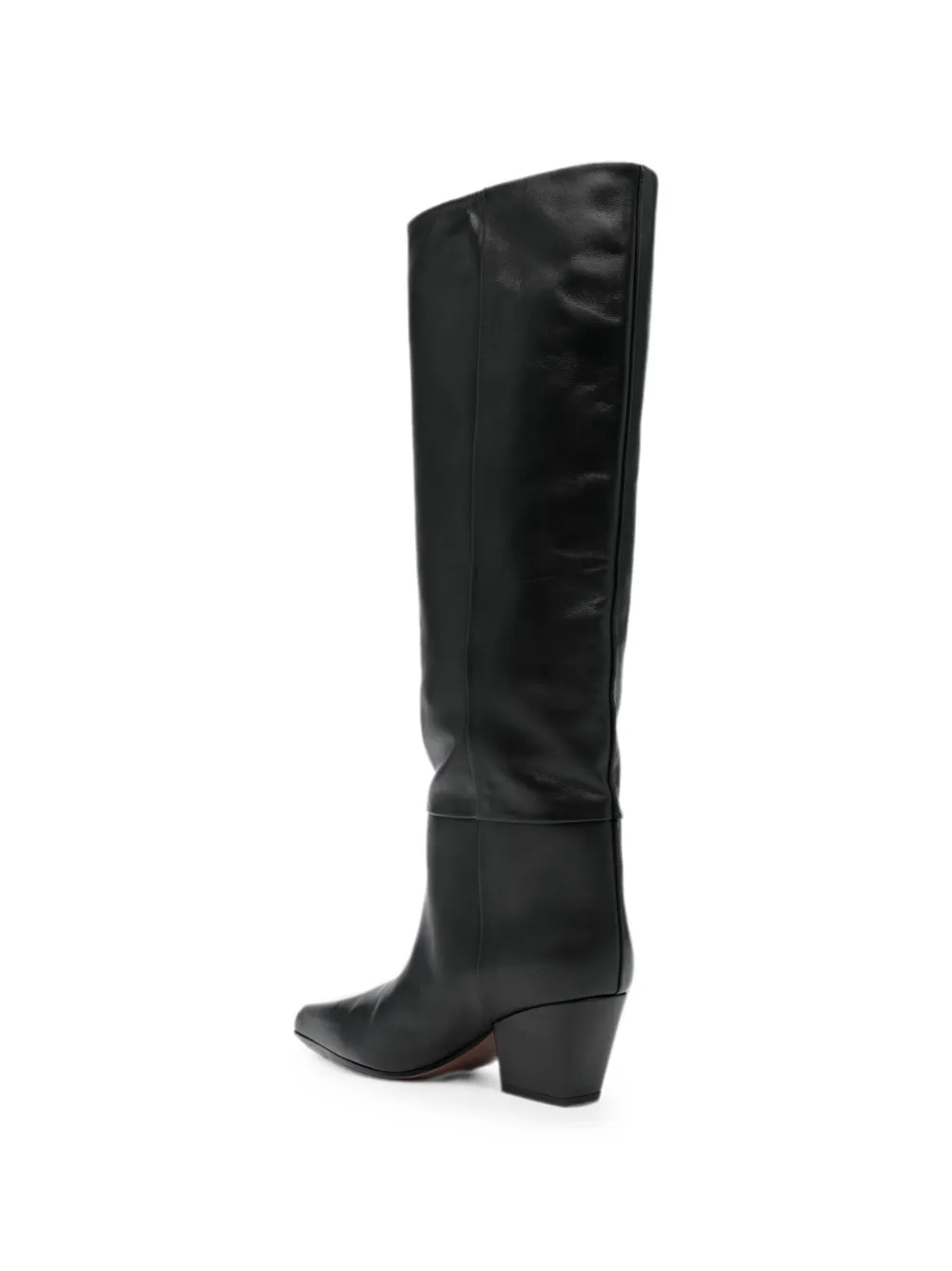 Paris Texas Jane pointed-toe knee-high boots Zwart