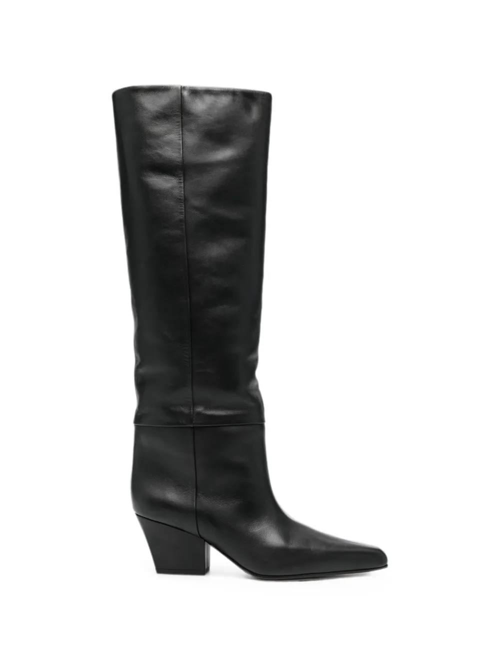 Paris Texas Jane pointed-toe knee-high boots Zwart