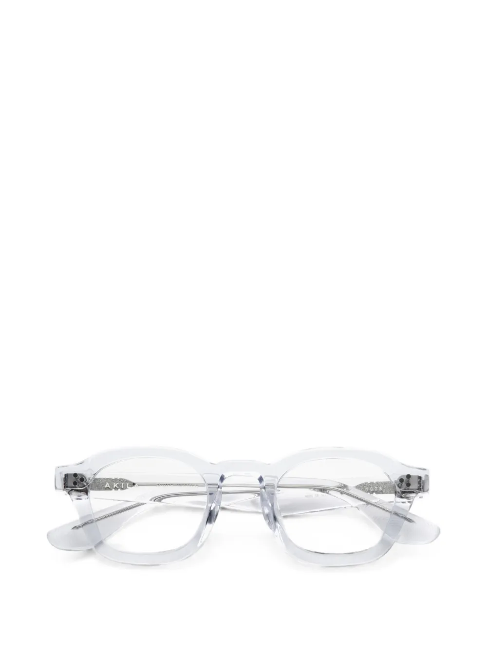 akila Occhiali Logos con montatura geometrica - Grigio