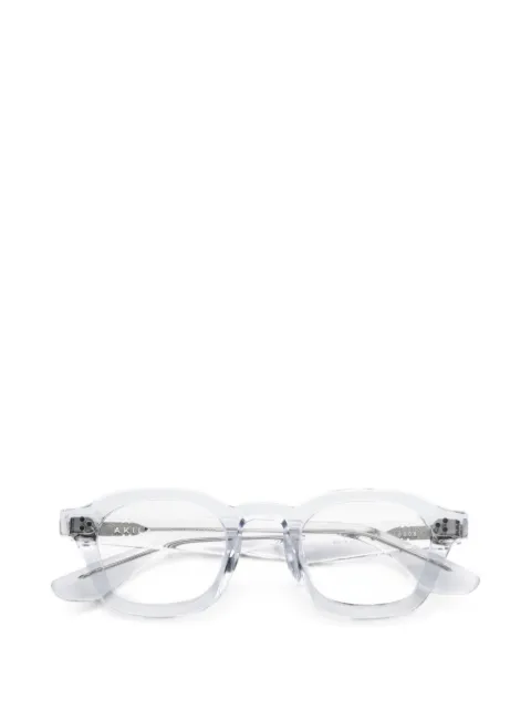 akila Logos geometric-frame glasses
