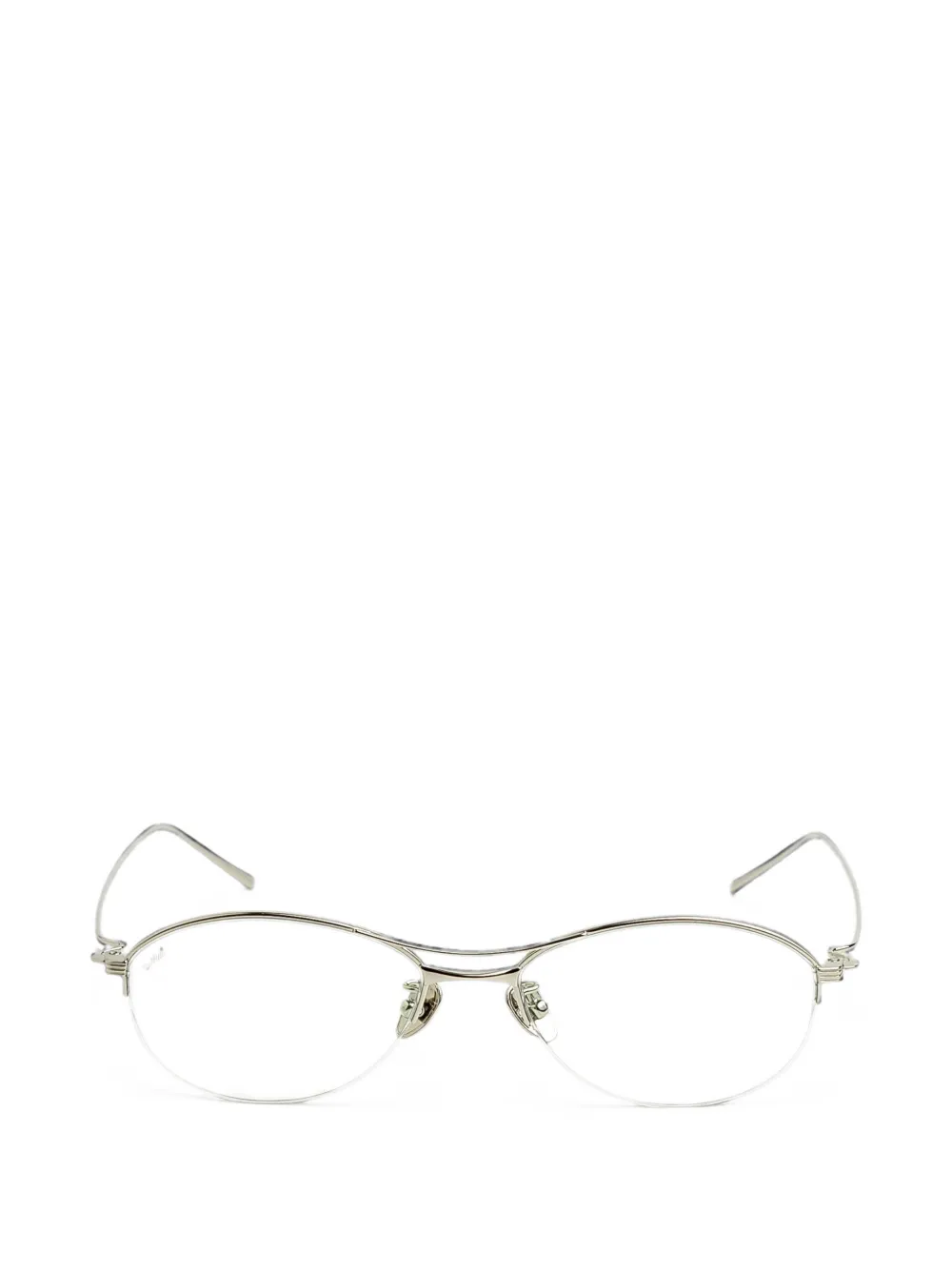 akila Helix round-frame glasses - Silber