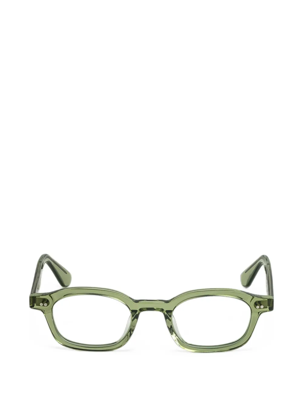 akila Ceres geometric-frame glasses - Verde