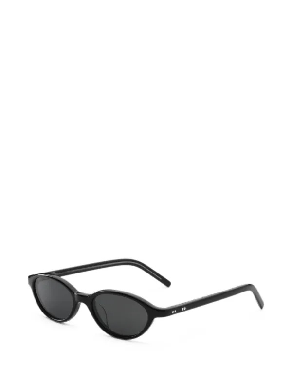 Akila Alien oval-frame Sunglasses | Black | FARFETCH SG