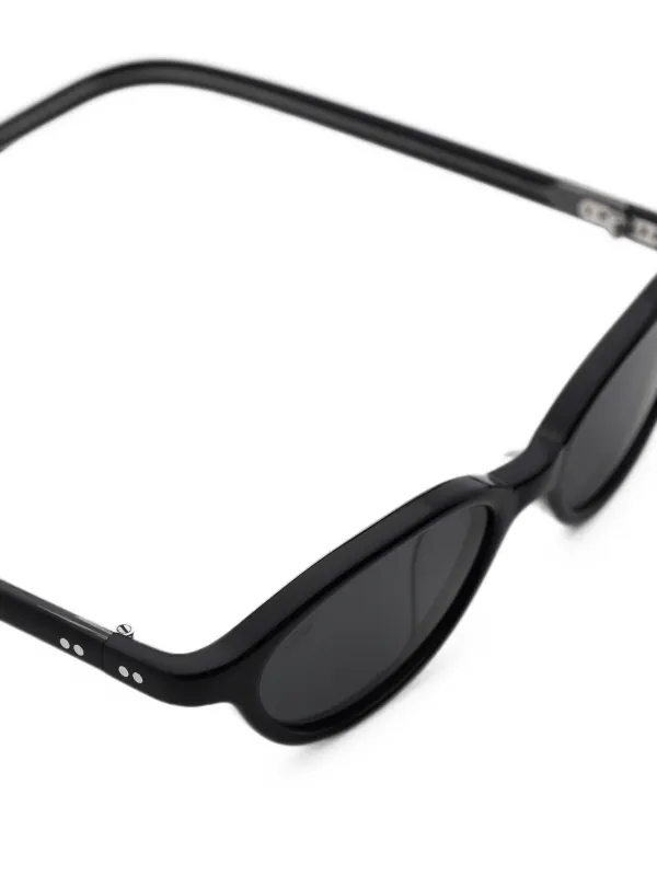 Akila Alien oval-frame Sunglasses | Black | FARFETCH SG