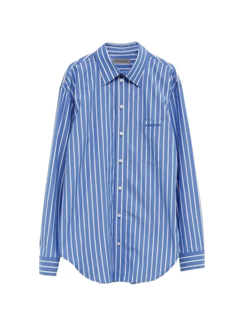 Balenciaga logo-embroidered shirt