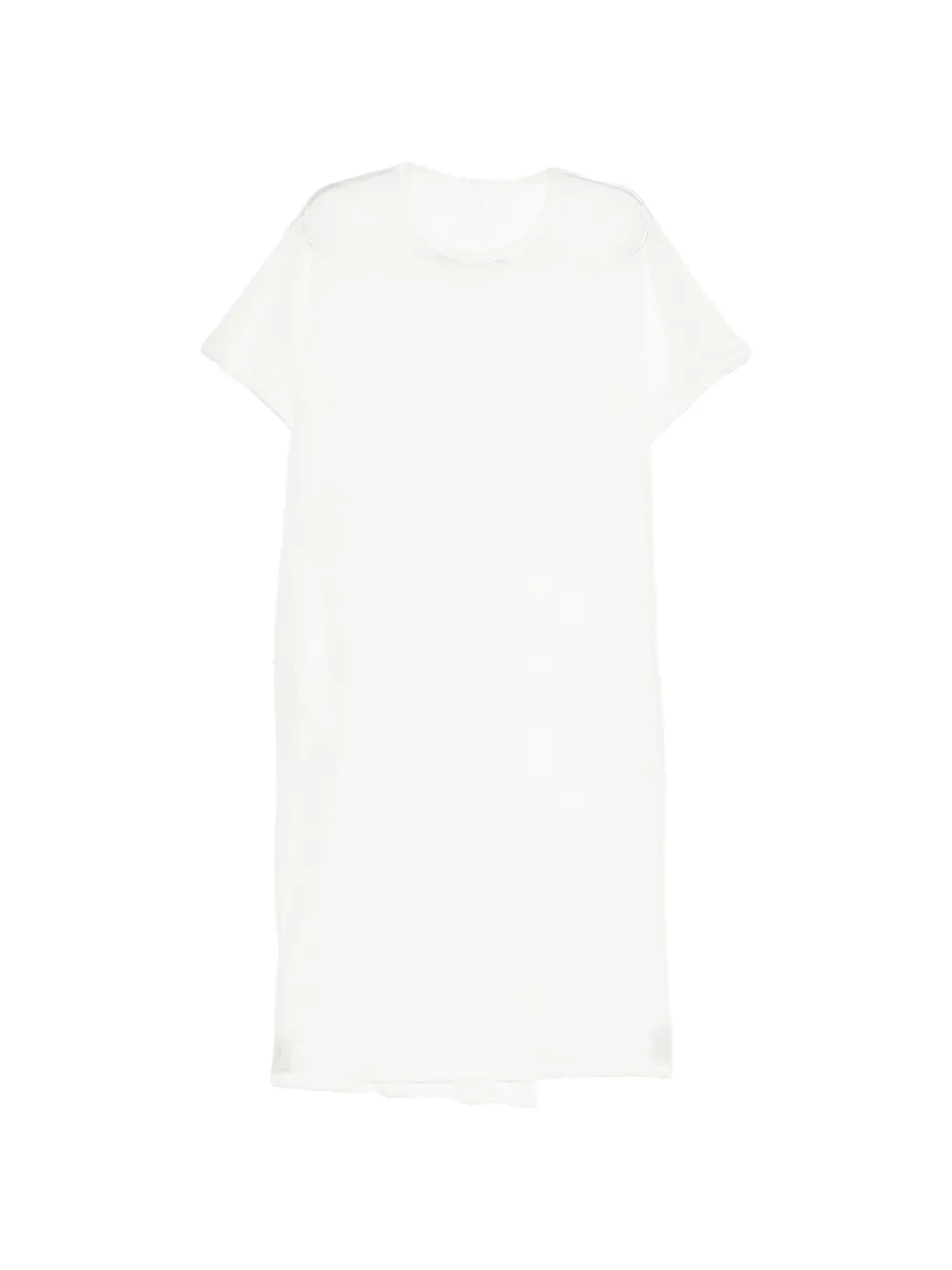 Y's short-sleeve dress - Bianco